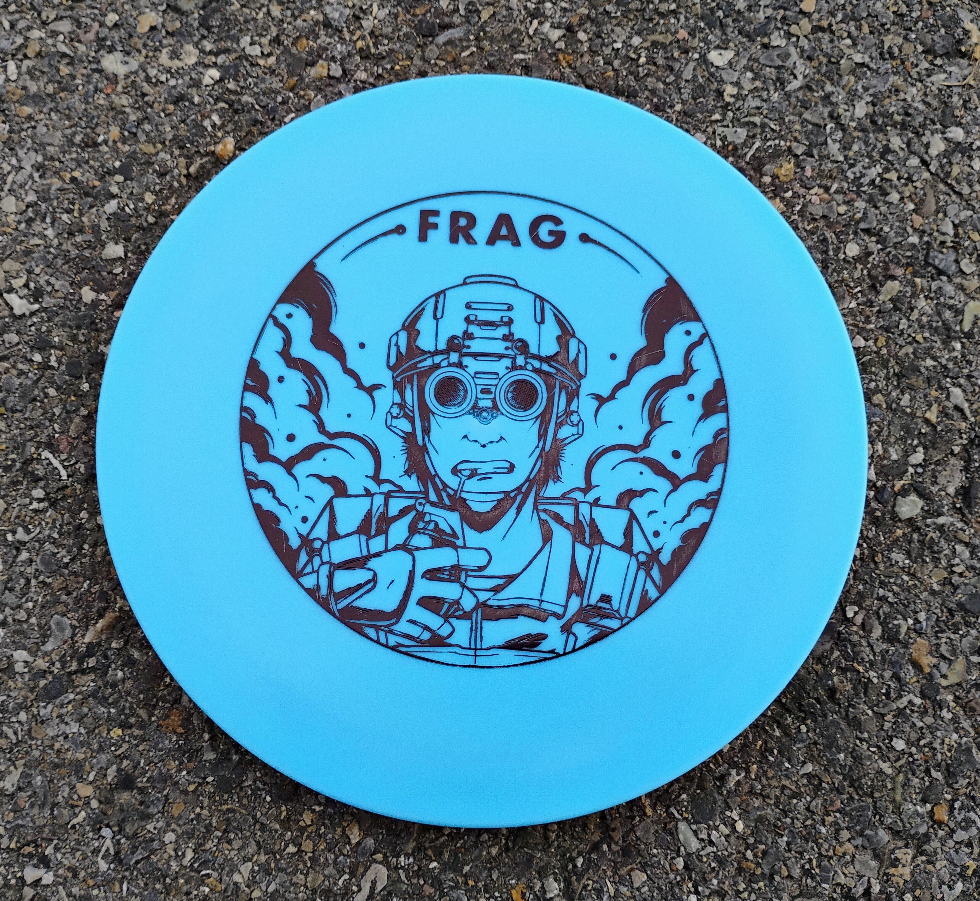 FRAG Overstable Utility Midrange in Soft Ration Plastic