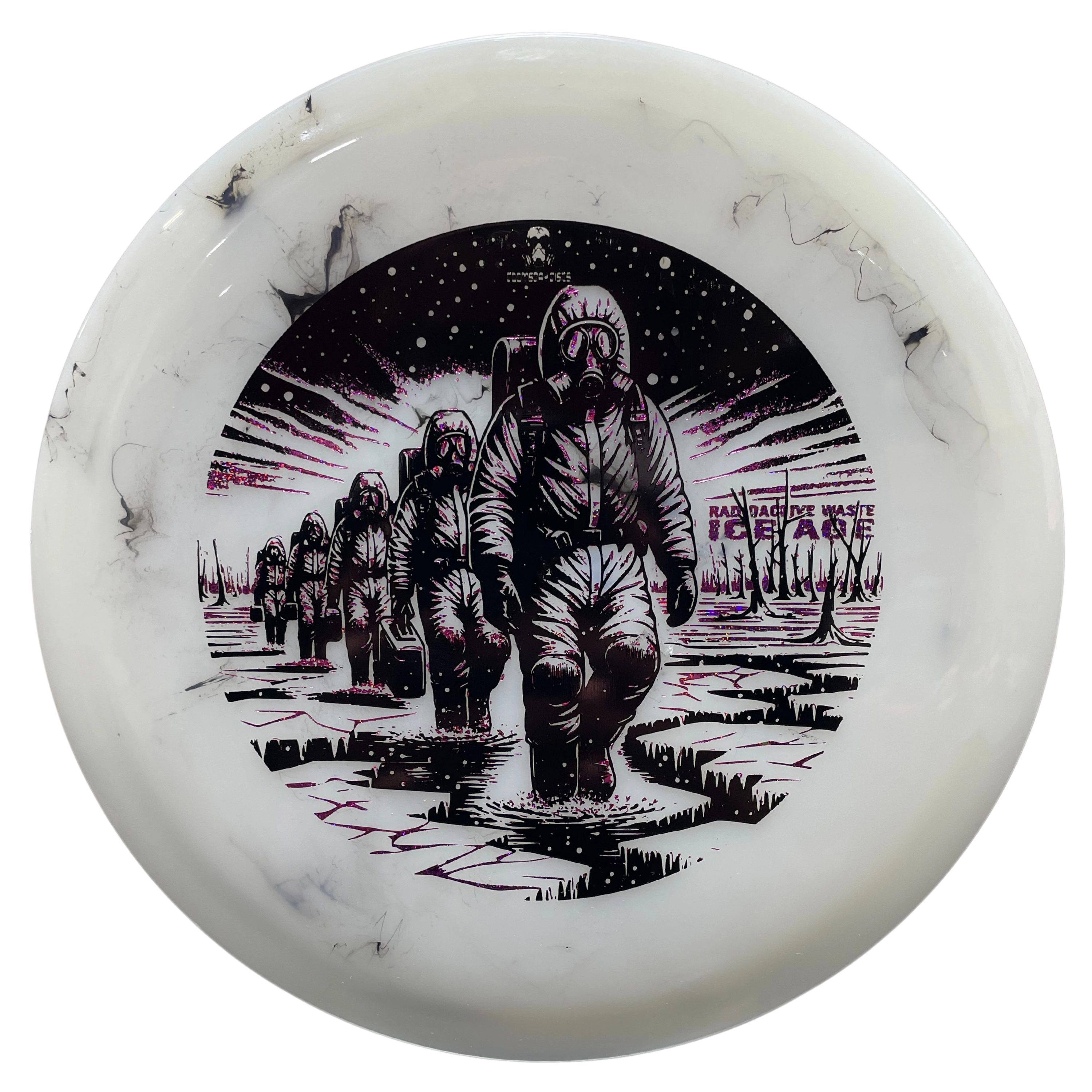 Ice Age in Radioactive Waste Plastic