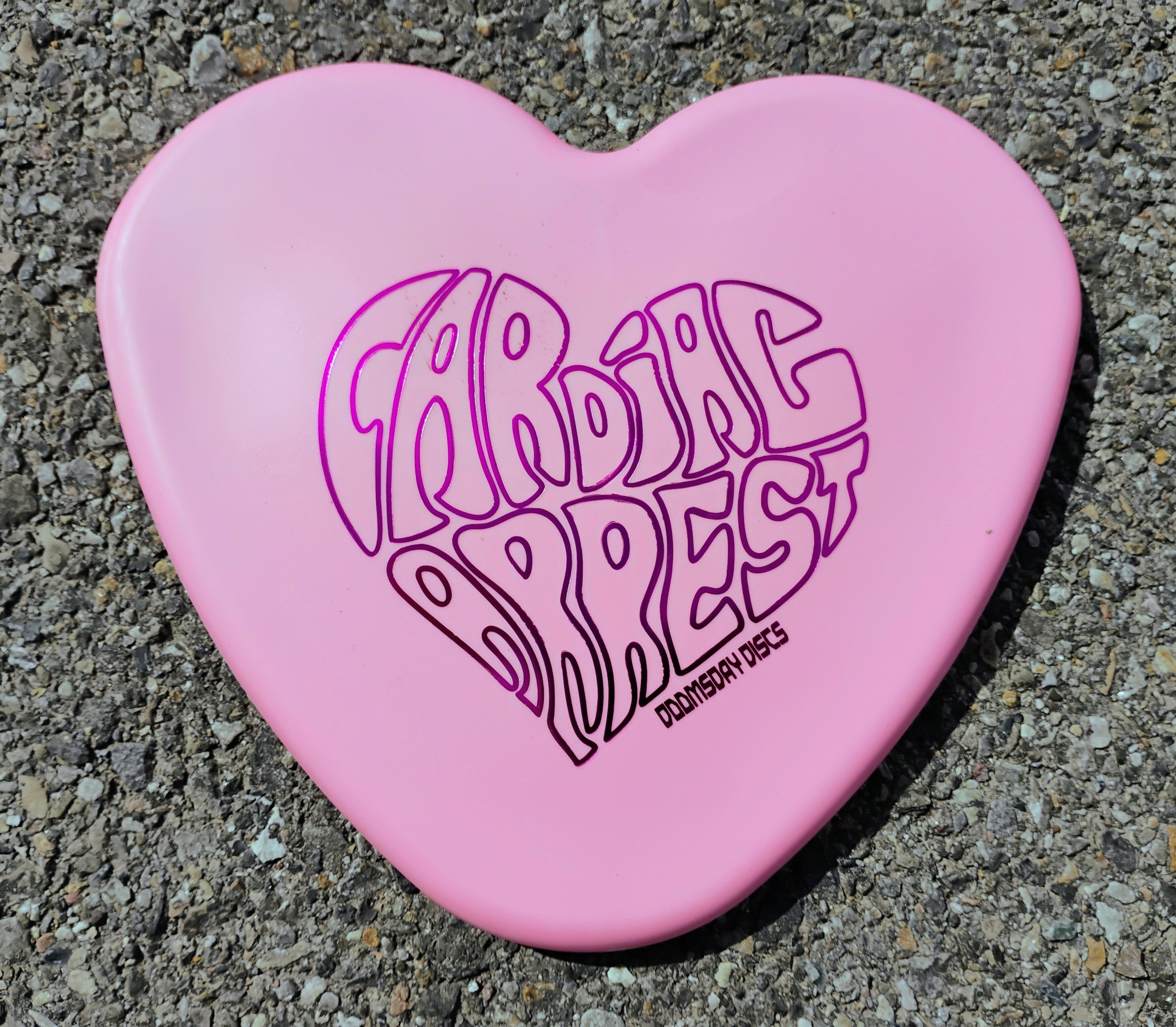 Cardiac Arrest in Ration Plastic (Not PDGA Approved) Slightly Warped Top