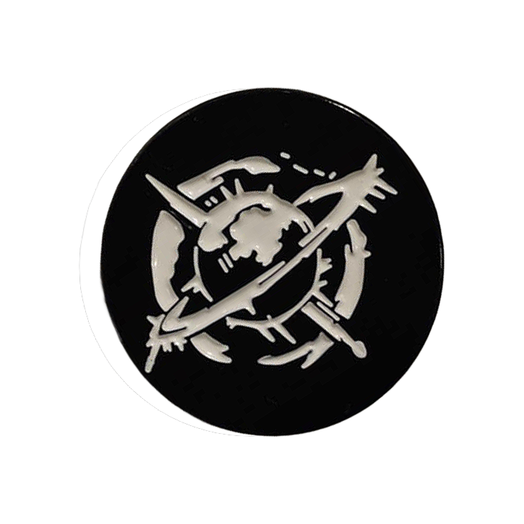 Geological Disaster 1-Inch Symbol Pin