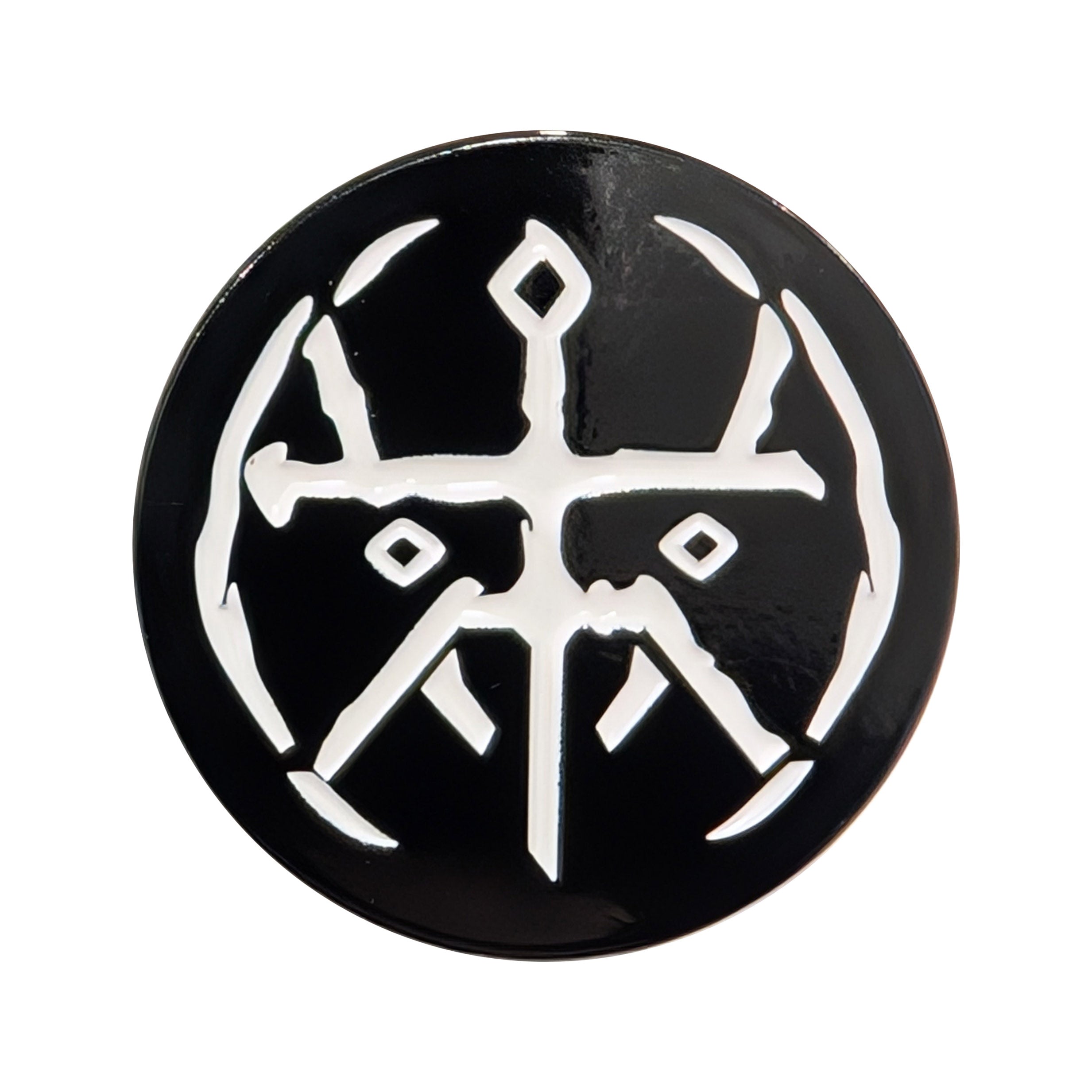 Squatter Man 1-Inch Symbol Pin