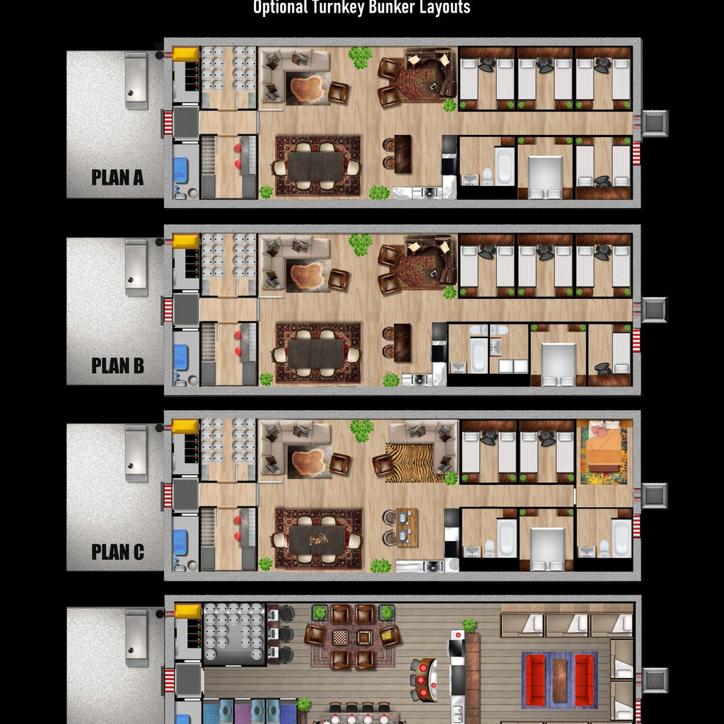 Choose Your Bunker Layout – Doomsday Discs