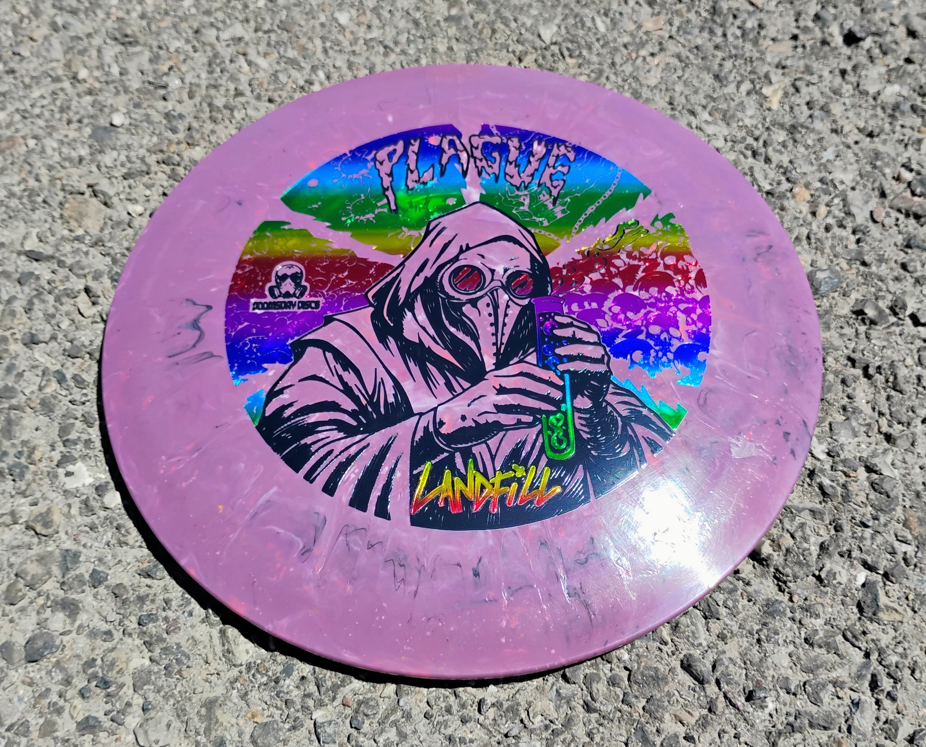 Plague in Landfill Plastic (Recycled)