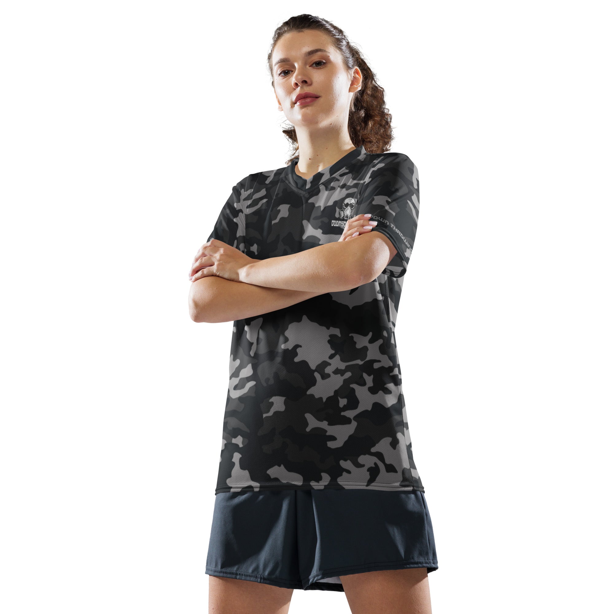 Team Doomsday Unisex Jersey - Gray Camo Doomsday Discs Team Doomsday Unisex Jersey - Gray Camo Doomsday Discs