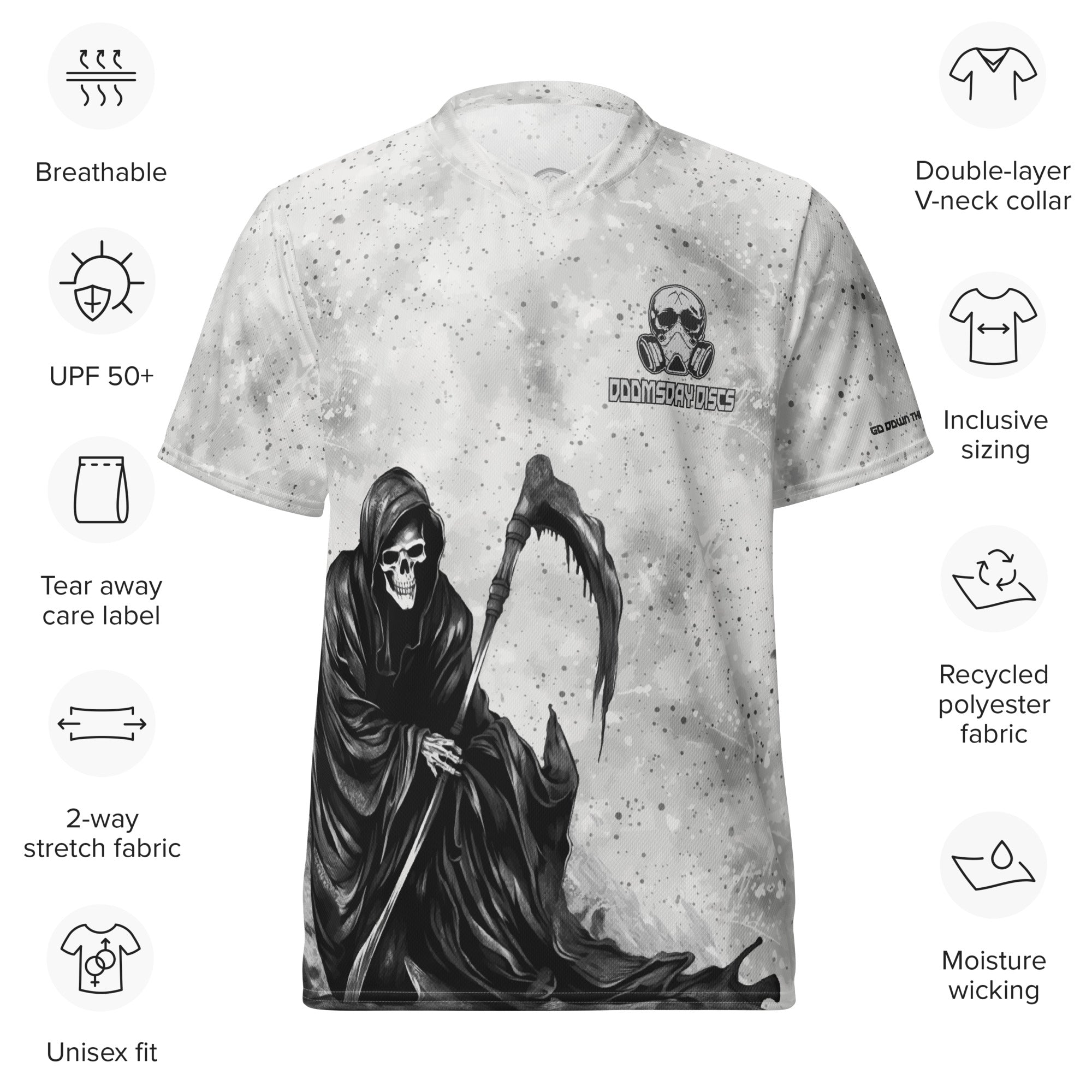 Team Doomsday Unisex Jersey - Nuclear Reaper – Doomsday Discs