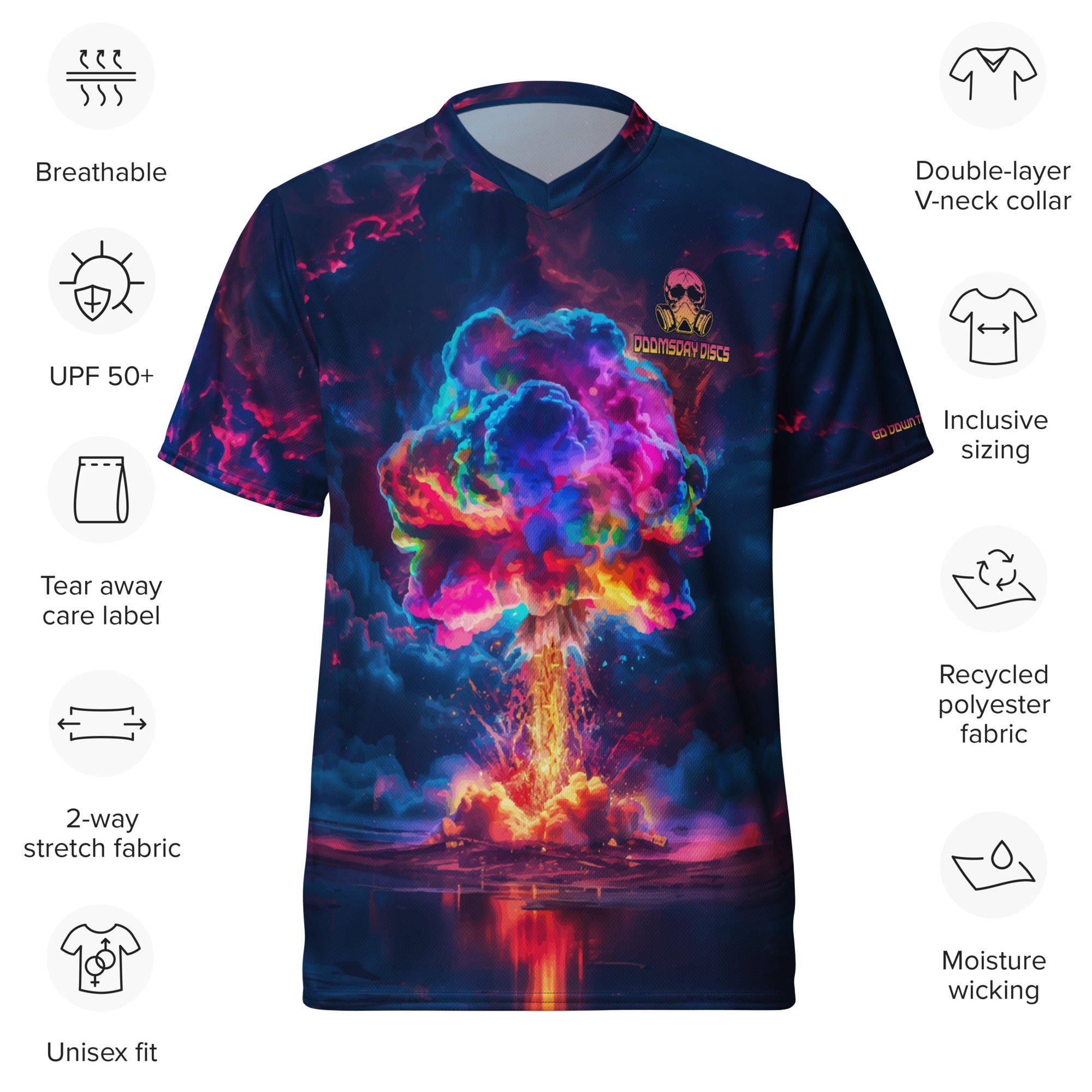 Team Doomsday Unisex Jersey - Neonuclear – Doomsday Discs